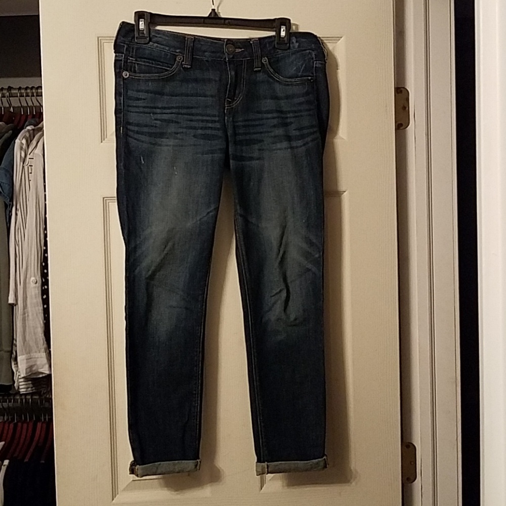 Express Modern Boyfriend Low-Rise Jeans -Size 0